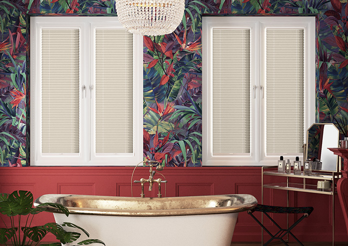 Solaris, Pumice - Stick Fit Pleated Blind - Image 6